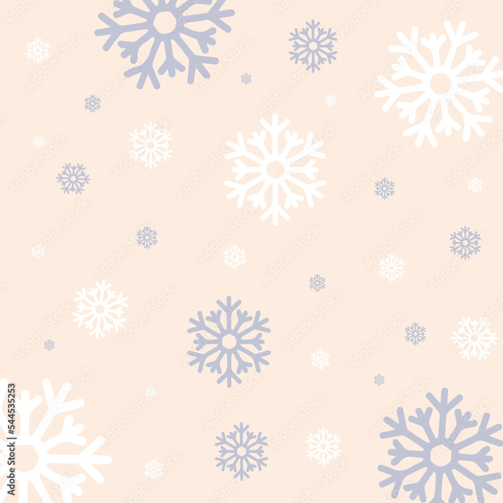 Snowflakes on pink background Snowflakes on pink background