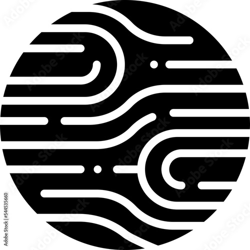 pluto solid icon