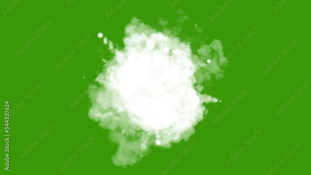 big explosion seen from above green screen background big explosion seen from above green screen background