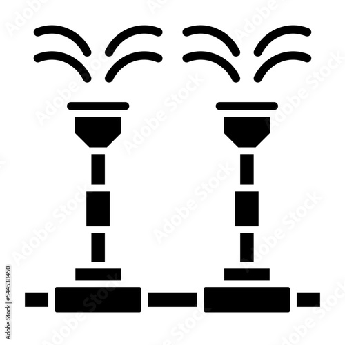 Irrigation System Glyph Icon