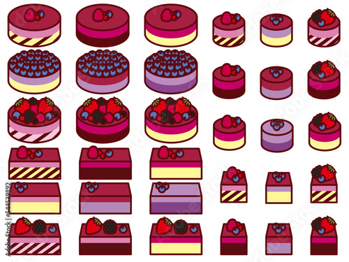 ベリーケーキ