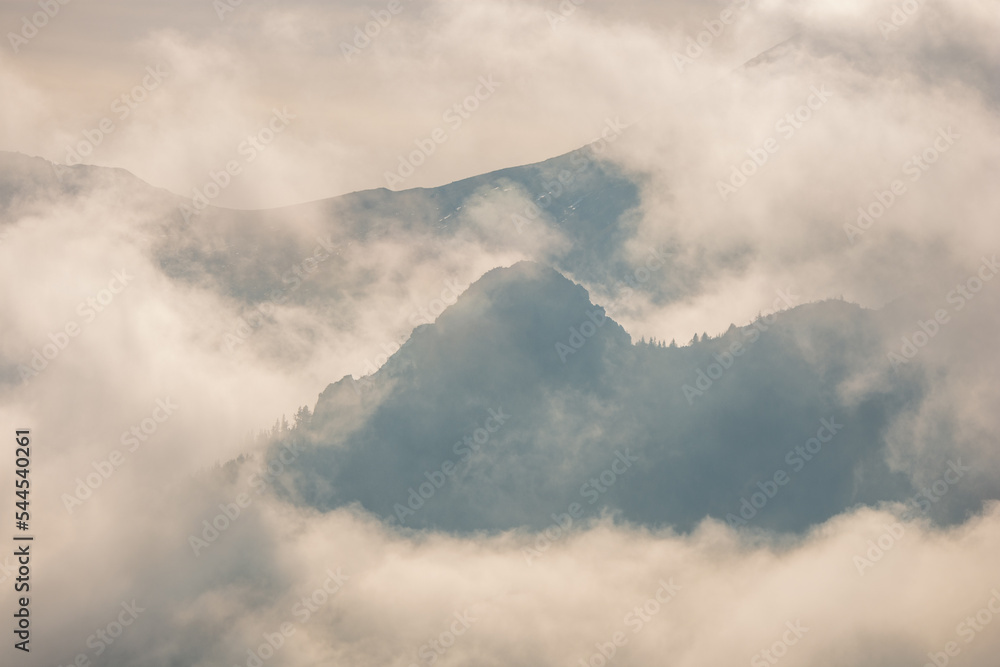 clouds lapse, Belianske Tatras, Slovakia