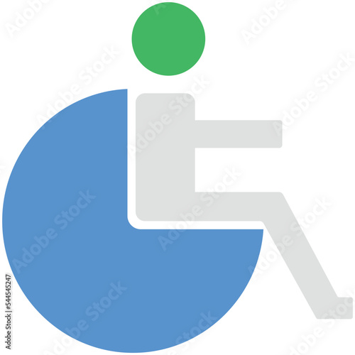 Handicap Flat Illustration