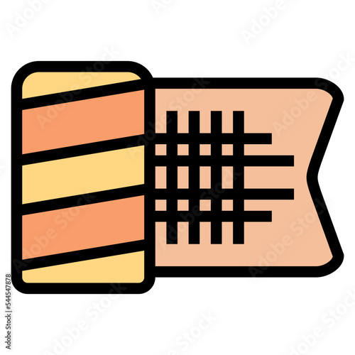 gauze filled outline icon style