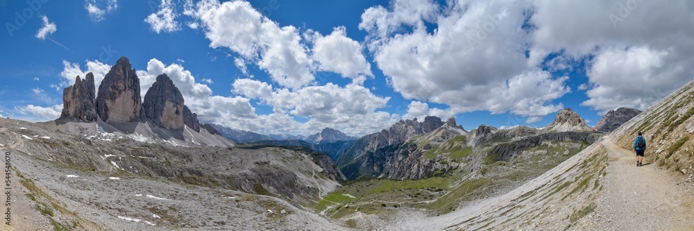 Panorama Drei Zinnen in Südtirol / Dolomiten