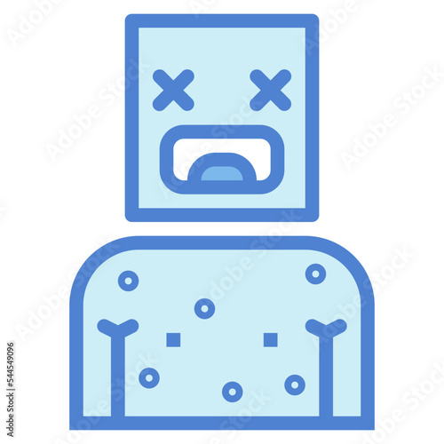 allergic two tone icon style
