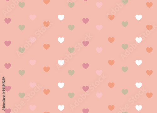Abstract Vector Small Hearts Cute Pattern Colorful Minimal Concept Vector Seamless Design Perfect for Kid Apparel Lingerie or Wrapping Paper