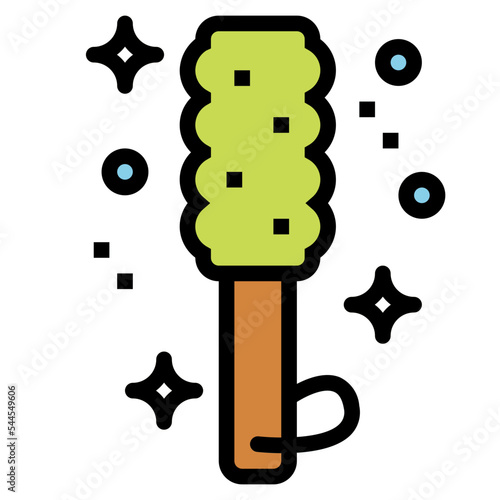allergic filled outline icon style
