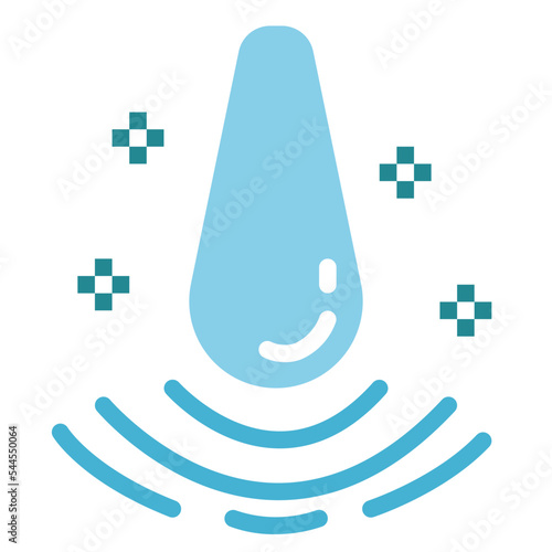 waterdrop flat icon style