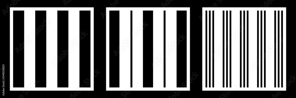 Stencil for applying paint or plaster on the wall. Transferring the drawing to different materials. Element for interior decoration. Striped pattern. Stencil for applying paint or plaster on the wall. Transferring the drawing to different materials. Element for interior decoration. Striped pattern.
