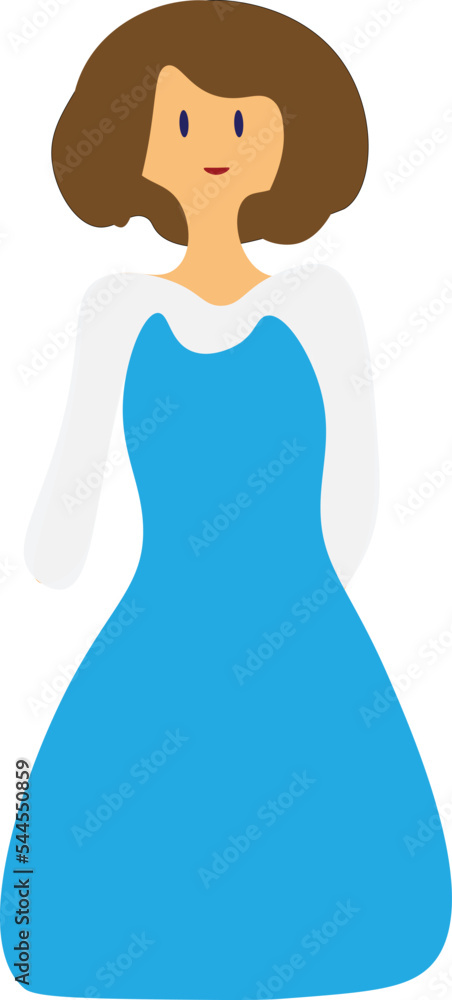 girl with blue dress girl with blue dress