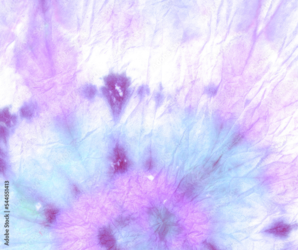 Fototapeta premium Pink Watercolor Batik Repeat. Ink Print Fun