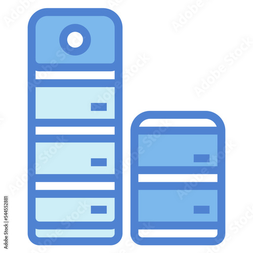 Palette samples two tone icon style