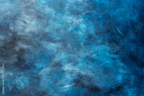 Blue canvas abstract texture background. Watercolor sky background. Paper textured light blue background. Abstract grunge background with copy space for design