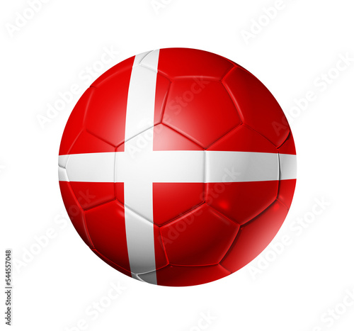 Soccer football ball with Denmark flag Free Download Soccer football ball with Denmark flag - GFXLoad