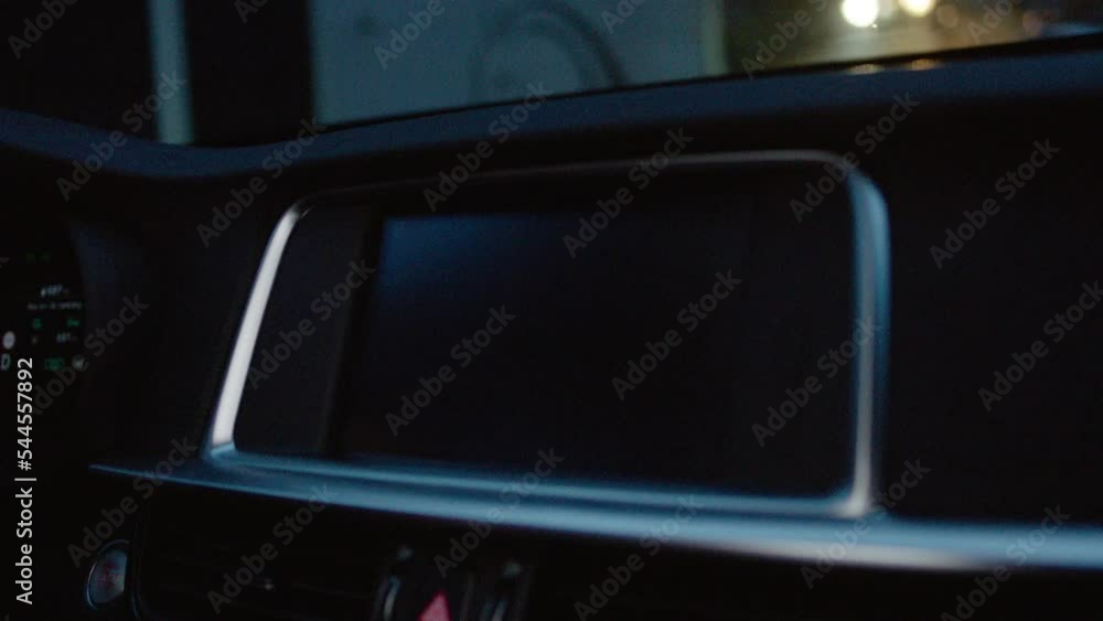 Close car navigation display GPS internal cars driving screen audio radio displaying blank replacement green screen tracking keying analog apple carplay android auto automotive tuning entertainment Close car navigation display GPS internal cars driving screen audio radio displaying blank replacement green screen tracking keying analog apple carplay android auto automotive tuning entertainment