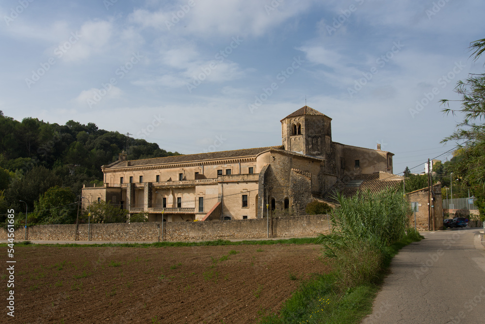 A view of Girona's Saint Daniel Monastery in the valley of Saint Daniel a short distance outside the city A view of Girona's Saint Daniel Monastery in the valley of Saint Daniel a short distance outside the city