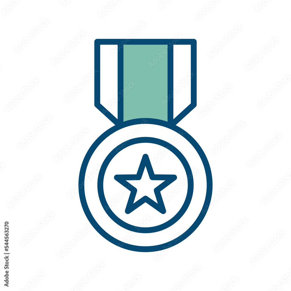award - medal icon vector design template in white background award - medal icon vector design template in white background