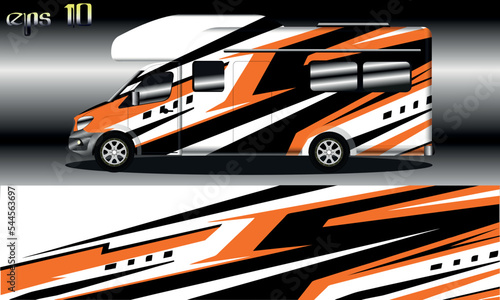 racing background vector for camper car wraps and more