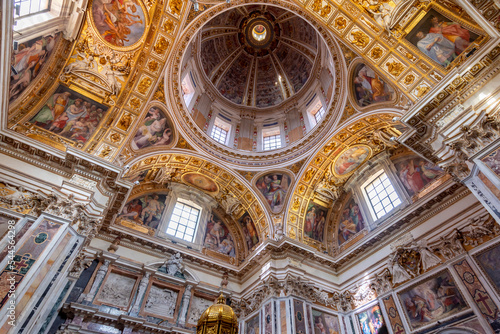 Interiors of Santa Maria Maggiore basilica in Rome  Italy