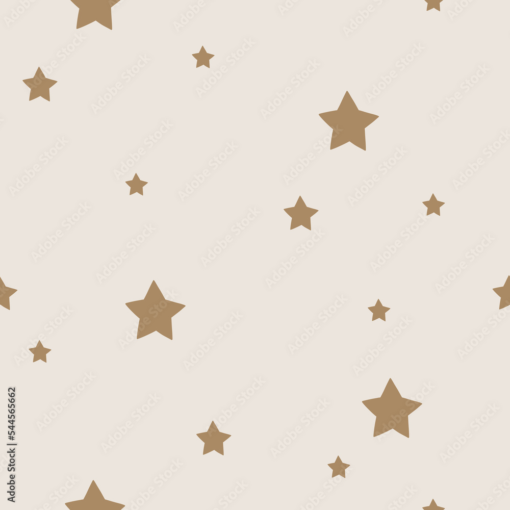 Brown stars seamless patterns, digital paper, for surface design, clothing Brown stars seamless patterns, digital paper, for surface design, clothing