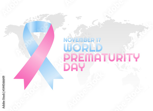 vector graphic of world prematurity day good for world prematurity day celebration. flat design. flyer design.flat illustration.