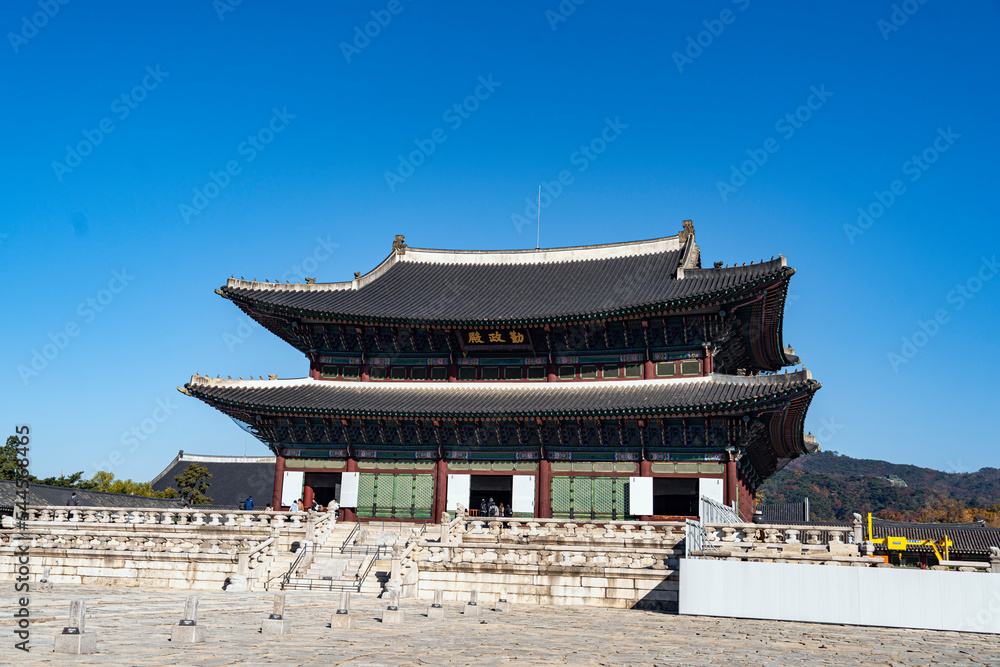 Geonjungjun in Gyeongbokgung palace, Seoul, Korea,