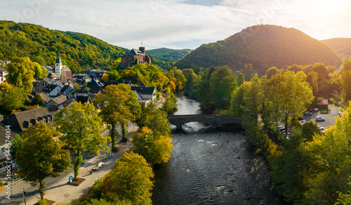 Heimbach small Eifel village in Germany