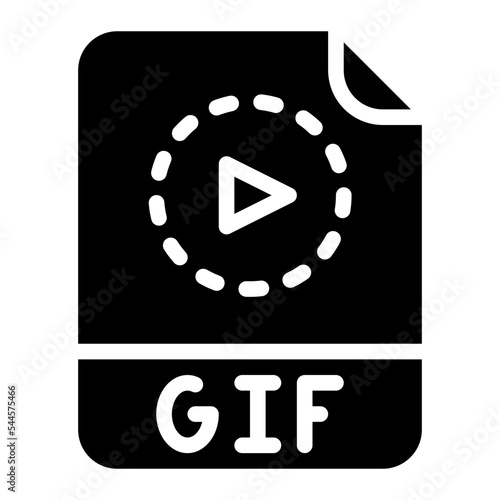 gif file format extension icon