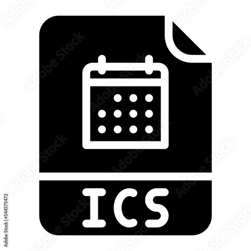 ics file format extension icon photo