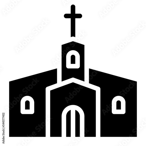 church christmas celebration winter decoration icon