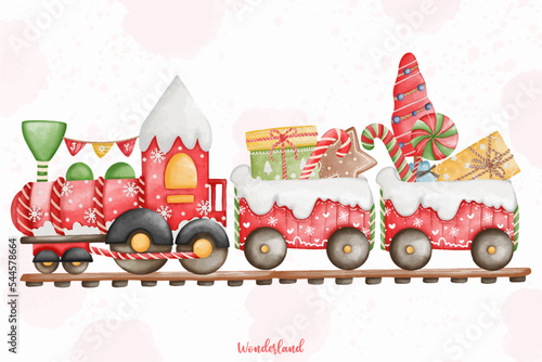 Christmas circus, Wonderland Christmas, Christmas amusement park element..