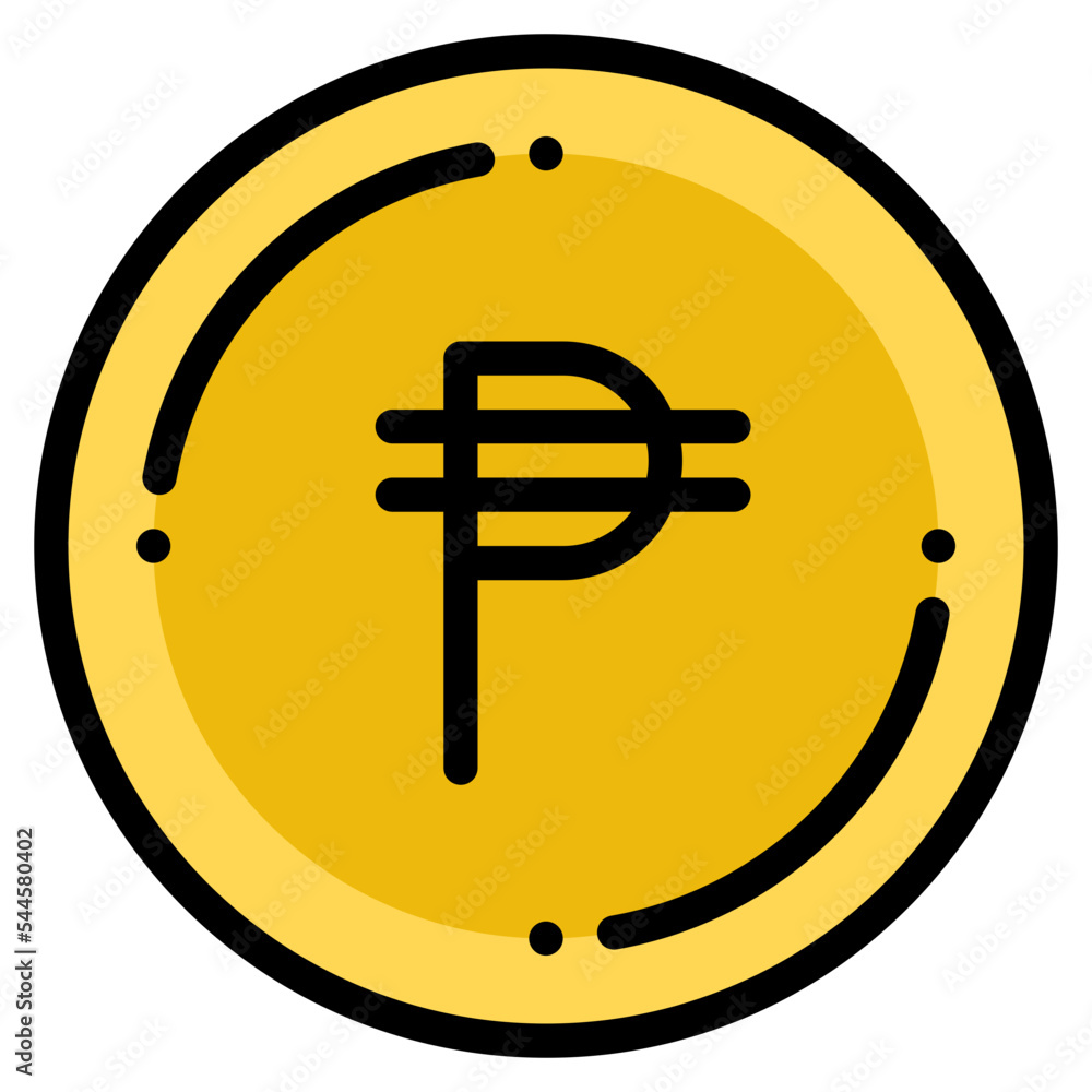 Obraz premium philippine dollar currency icon