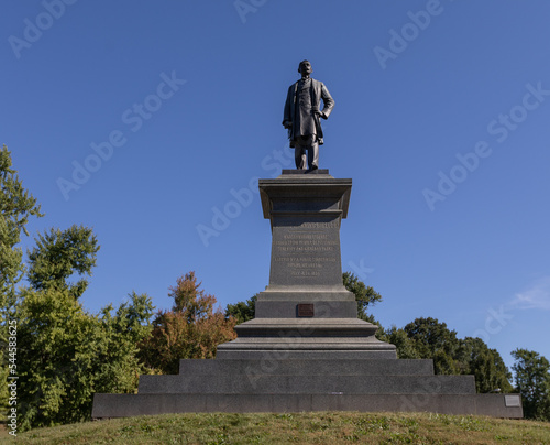 Edward Manning Bigelow monument in Schenley Park  Pittsburgh  Pennsylvania