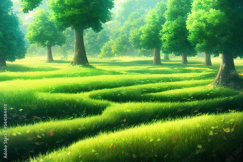 90 Anime Forest HD Wallpapers and Backgrounds