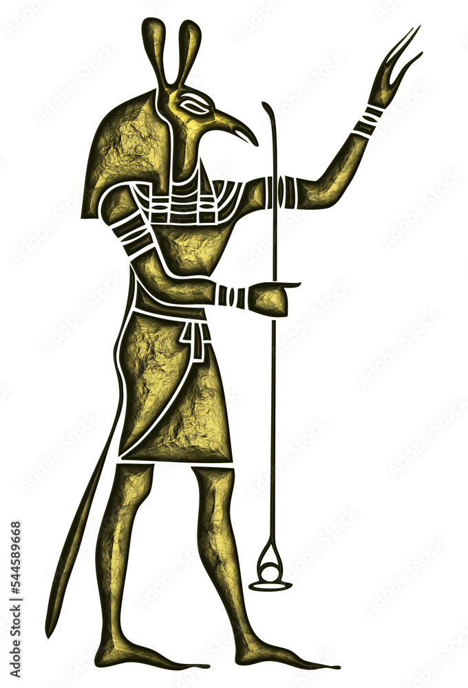 Seth - God of Ancient Egypt on transparent background Stock ...