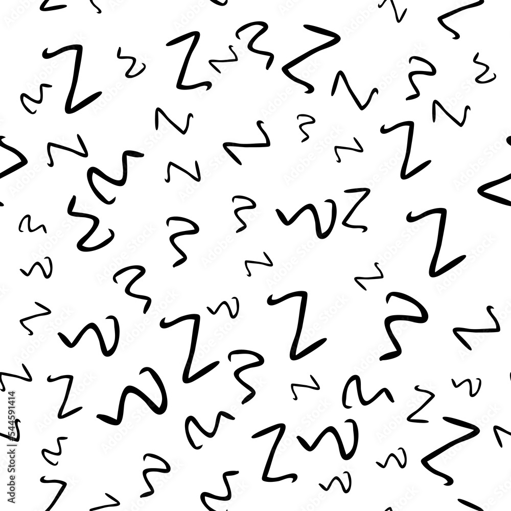Seamless pattern with sketch squiggle Seamless pattern with sketch squiggle