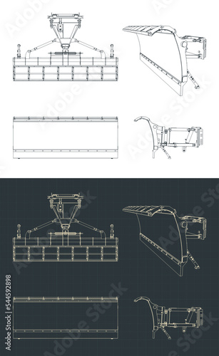 Snow plow blueprints