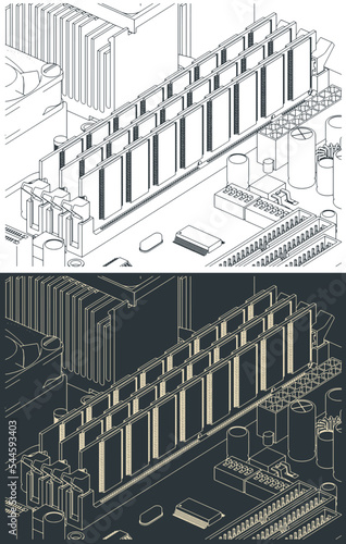 Memory modules drawings