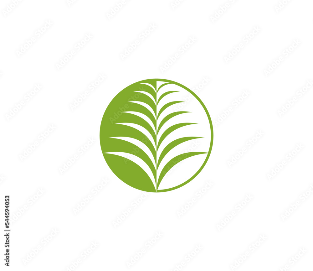 Palm logo. Vector logo design template Palm logo. Vector logo design template
