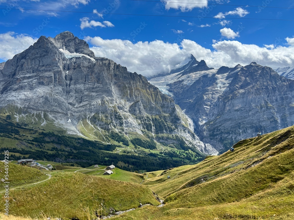 Mountain Grindelwald First Switzerland Trekking Hiking