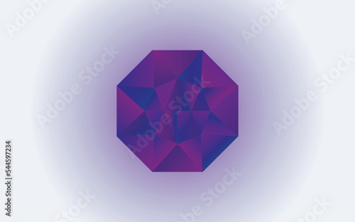 gems gradient shapes brilliant isolated gradient