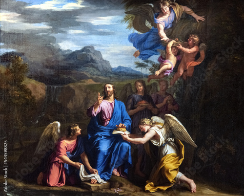 Christ in the Desert Served by the Angels