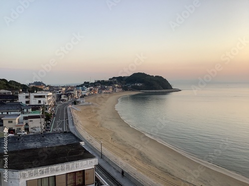 Dawn at Shinojima Beach called Sun Sun Beach