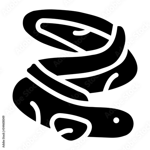 eel glyph icon