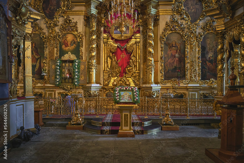 Iconostasis of the Dormition Cathedral in Vladimir, Russia