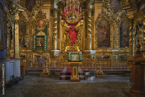 Iconostasis of the Dormition Cathedral in Vladimir, Russia