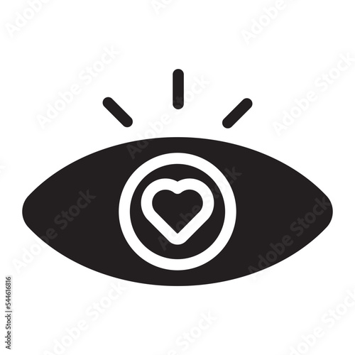 eye glyph icon
