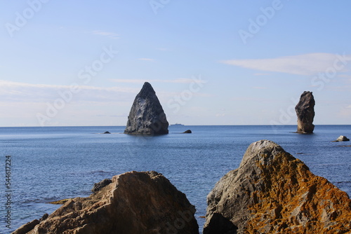 cape fiolent sevastopol orest and pylades rocks photo