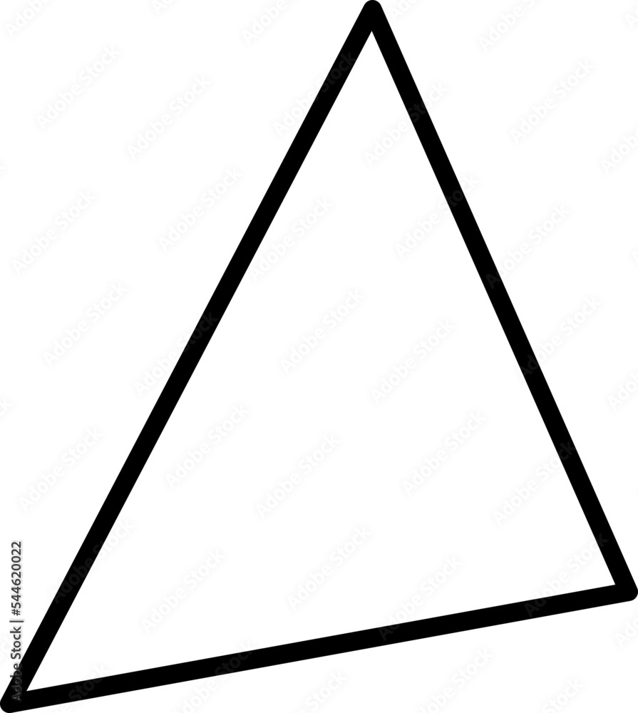triangle vector design illustration isolated on white background triangle vector design illustration isolated on white background